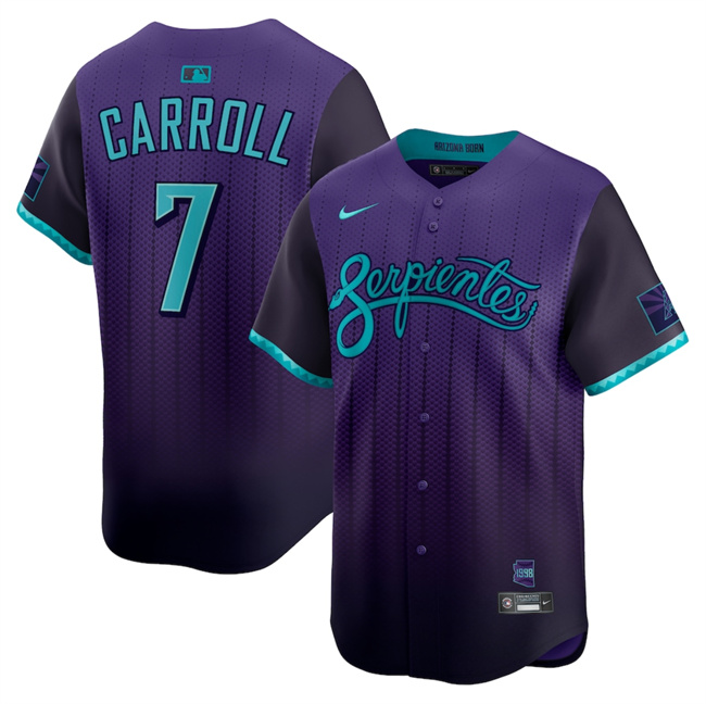 Toddler Arizona Diamondbacks ACTIVE PLAYER Custom Purple 2025 City Connect Limited Stitched Baseball Jersey